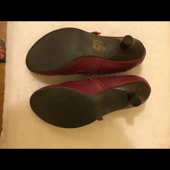 Gabriella Rocha Red Leather Mary Janes - Picture 5 of 7